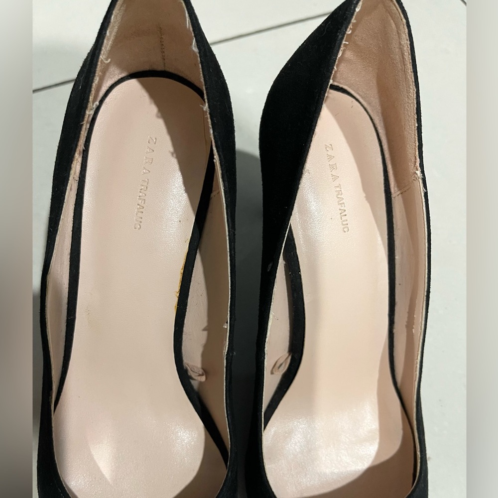 Zara Trafaluc Suede Pumps - Picture 5 of 5